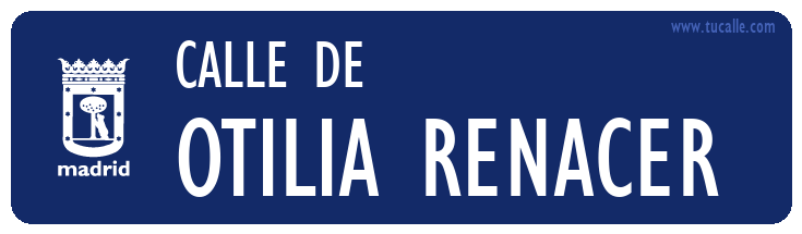 cartel_de_calle-de-OTILIA RENACER _en_madrid